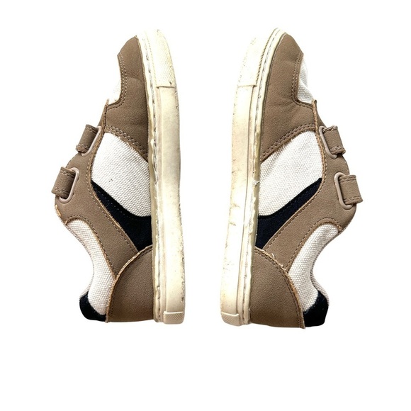 ⭐️ 5 for $25 Max + Jake Sawyer Kids’ Sneakers Tan Color Velcro Closure Size 12 M - Picture 5 of 11